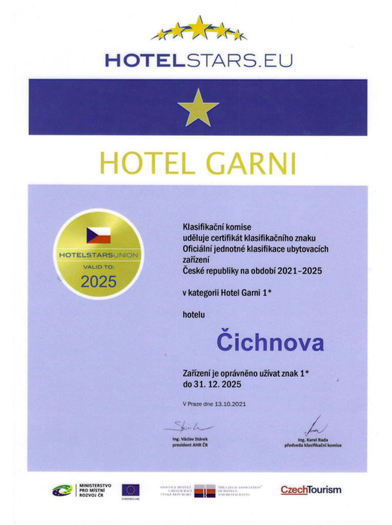 Hotel Čichnova - Hotel Čichnova